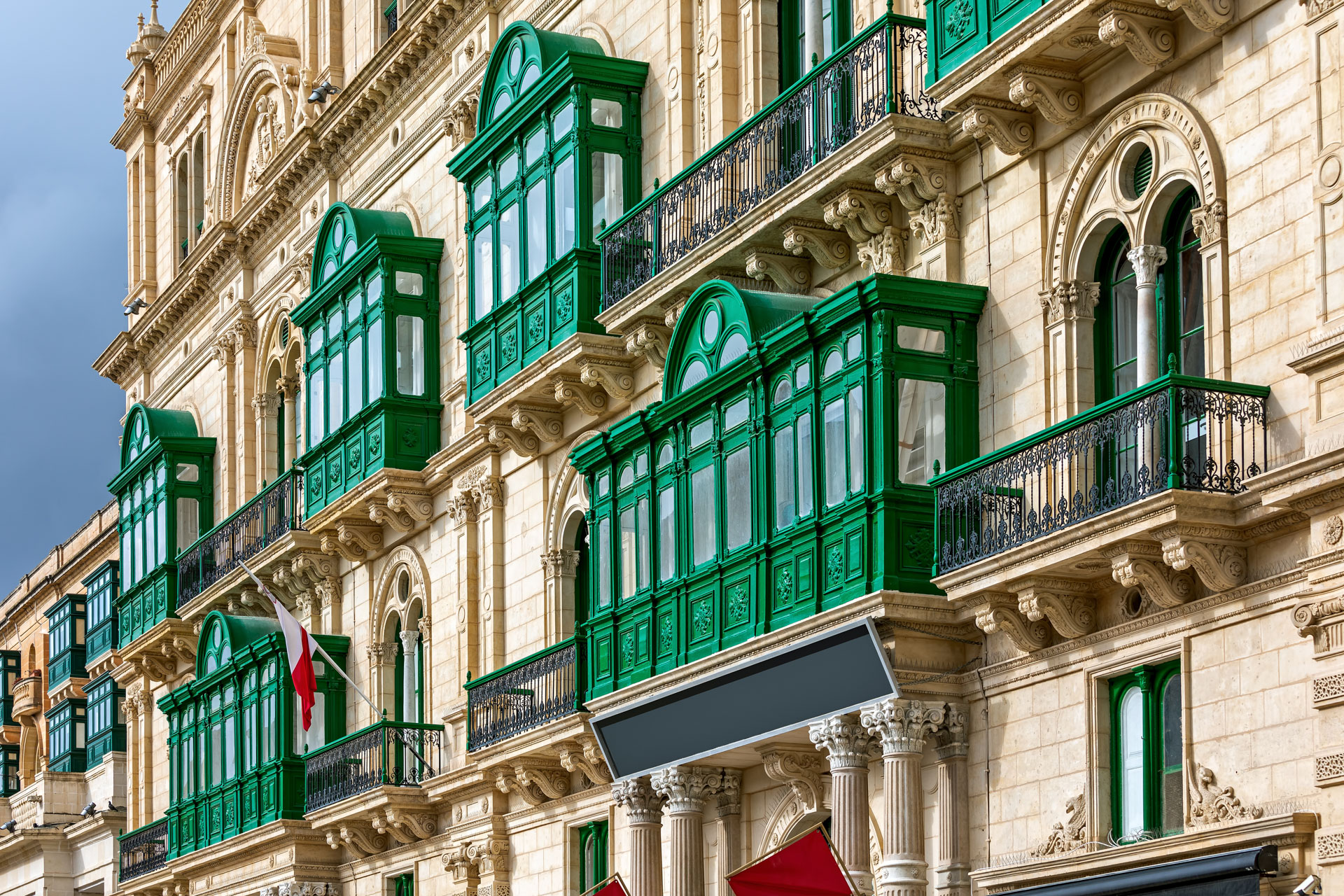 Valletta - Fachadas Típicas