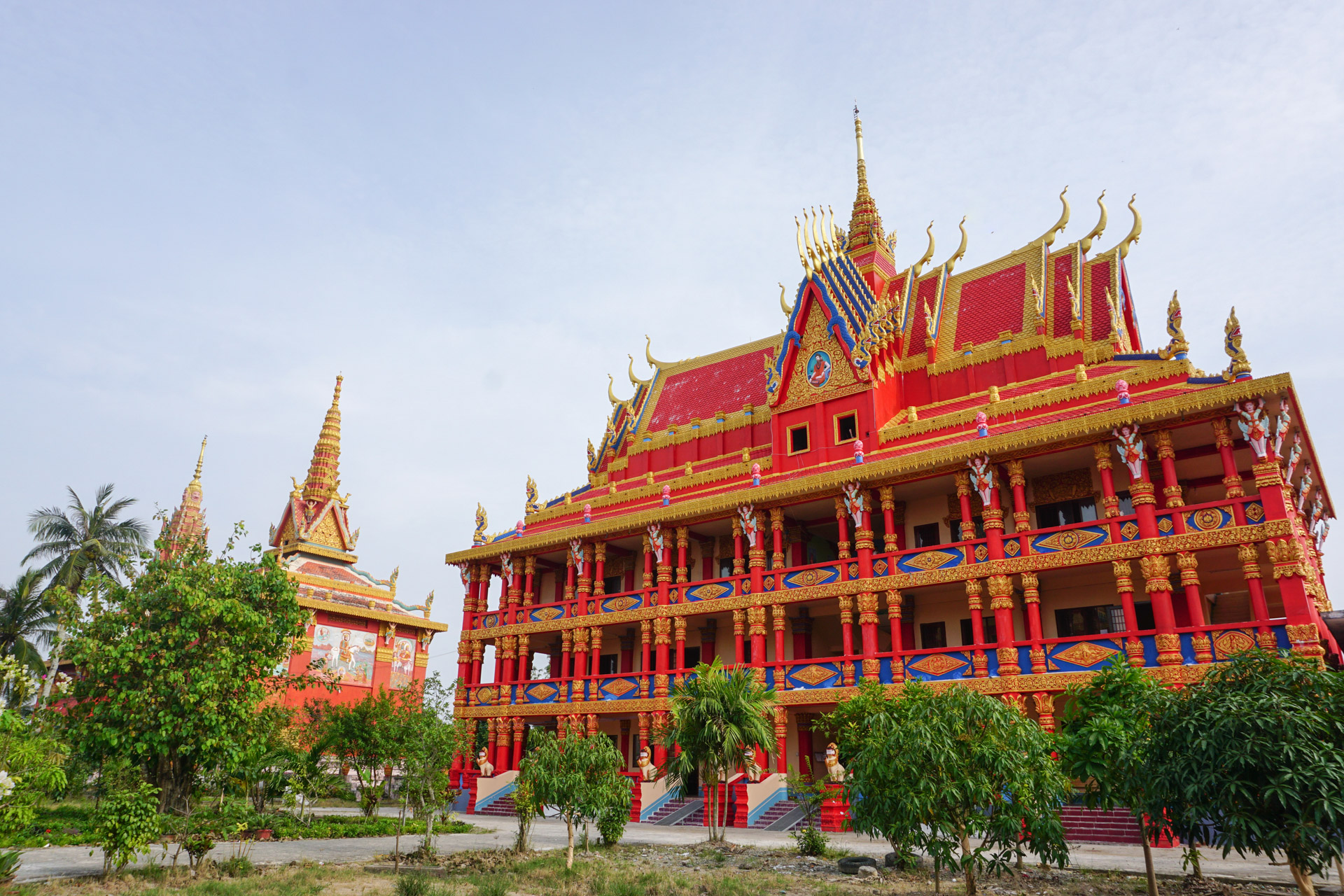 Delta do Mekong - Templo Khmer