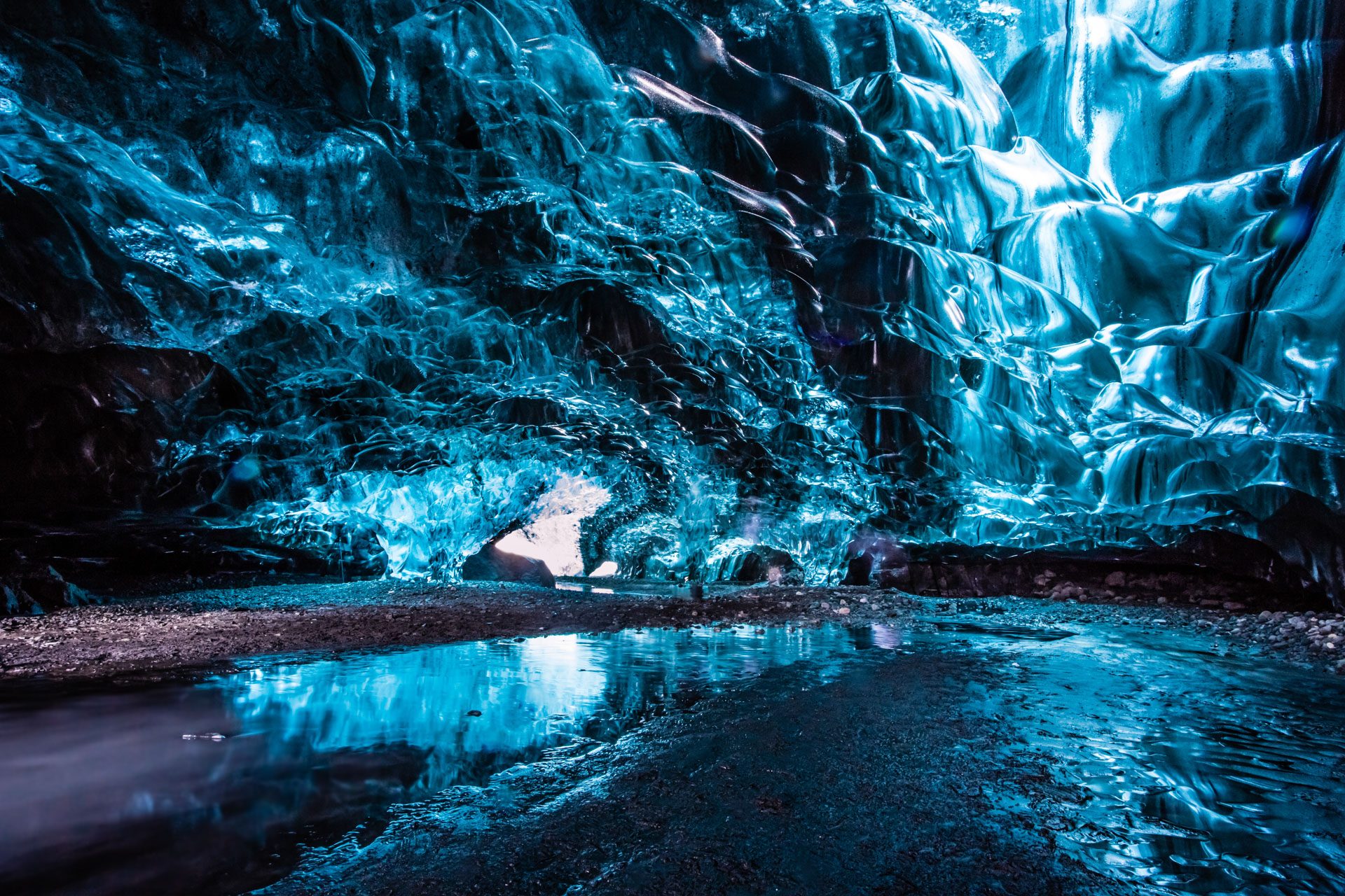 Glaciar Vatnajokull - Caverna de gelo