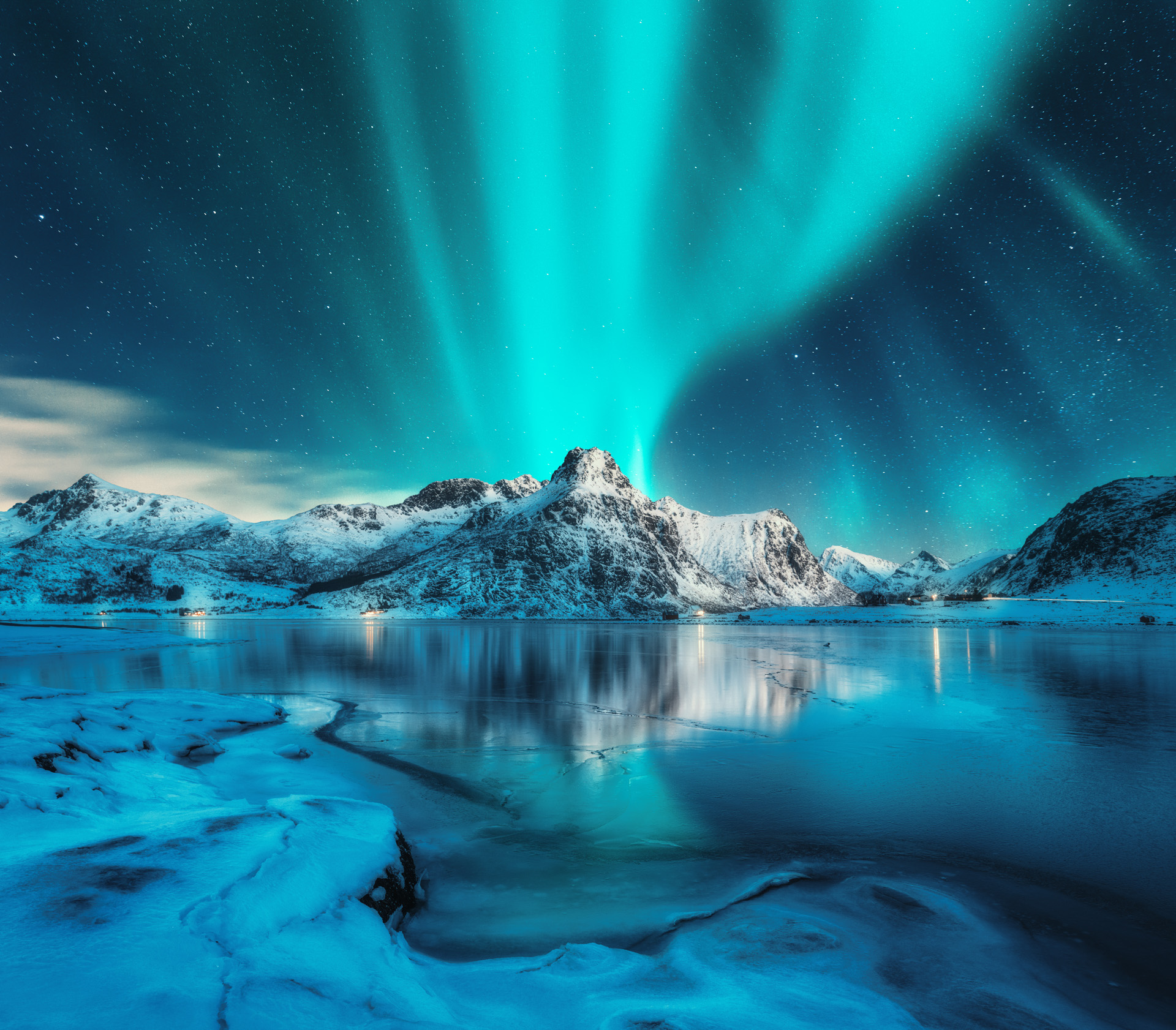 Ilhas Lofoten - Aurora Boreal