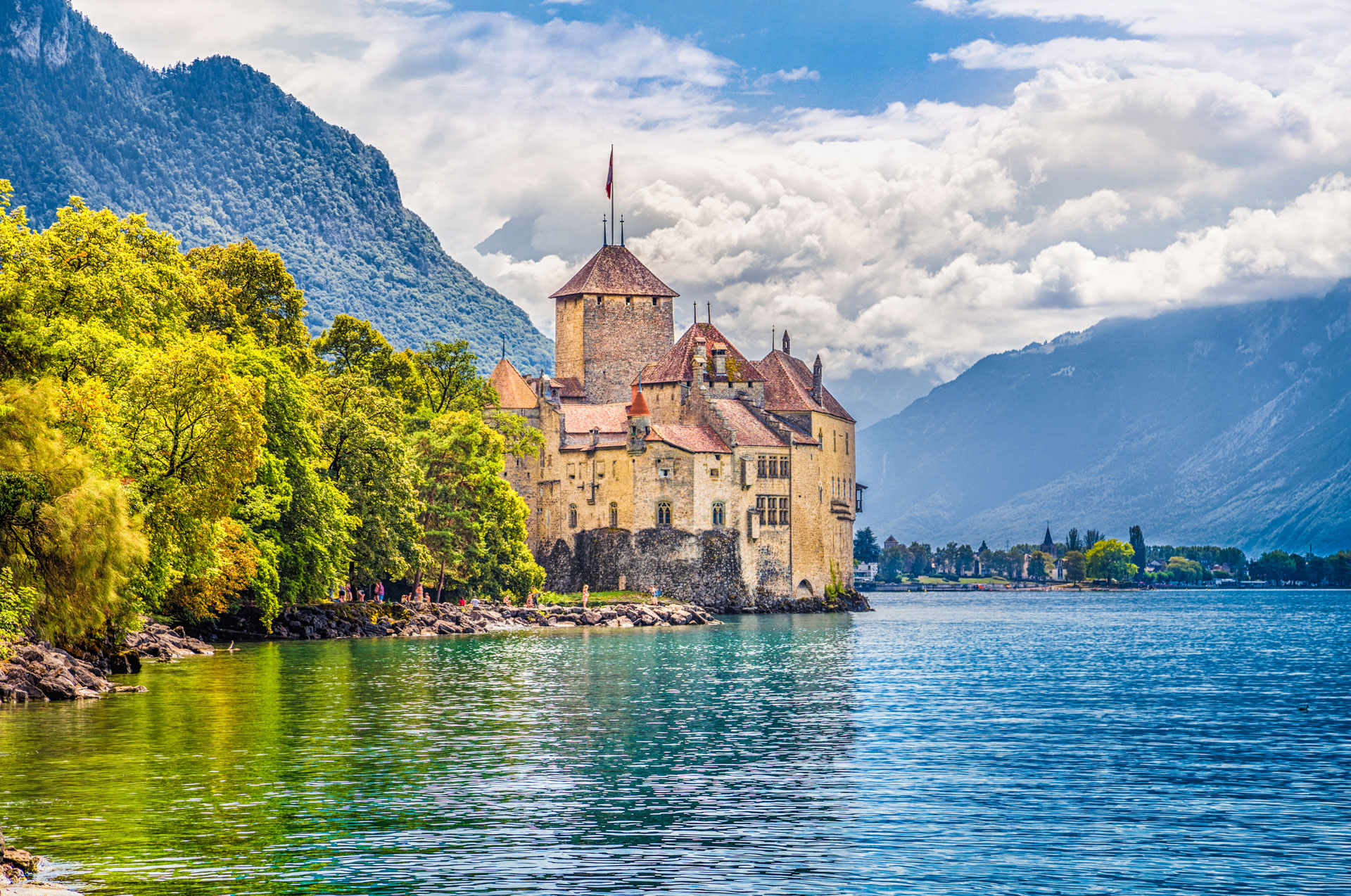 Lago de Genebra - Castelo de Chillon
