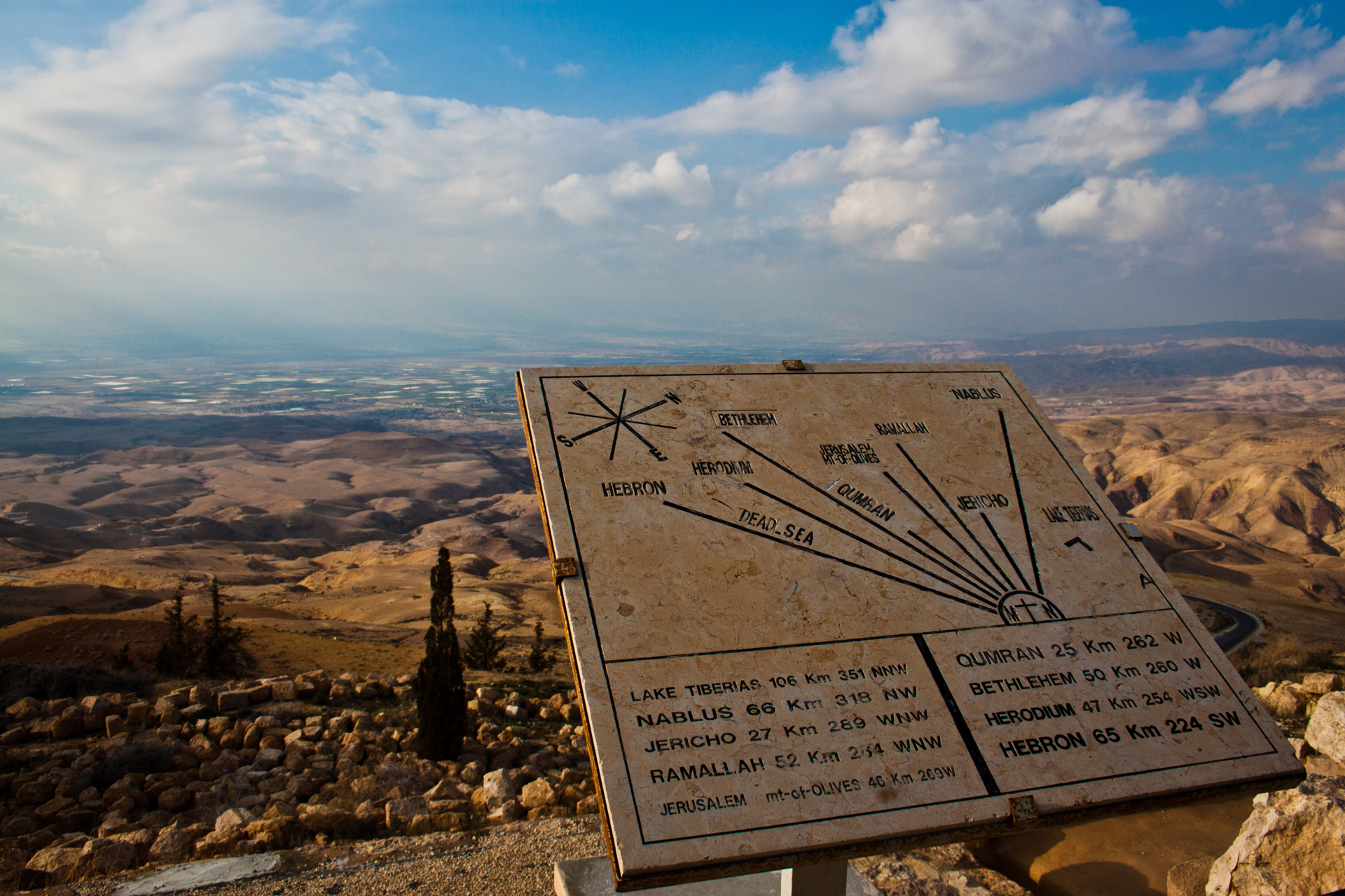 Monte Nebo - Vista Terra Santa